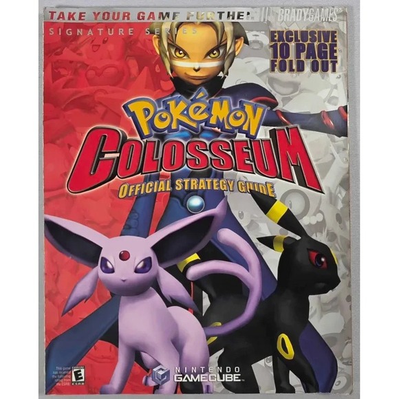 Nintendo Other - Nintendo GameCube Pokemon Colosseum Official Strategy Guide w/ 10 Page Fold Out